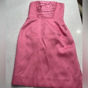 Pink cocktail dress. Brand is Milly. purchased at Saks. Size 2.